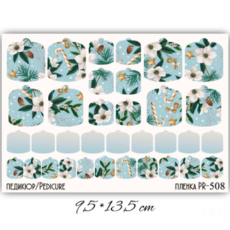 Пленки для педикюра 9,5*13,5 см PR-508
