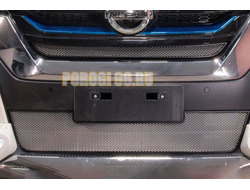 Защита радиатора Nissan Serena 2016-2019 chrome верх