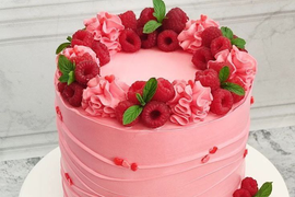 Торт "Малиновое настроение"