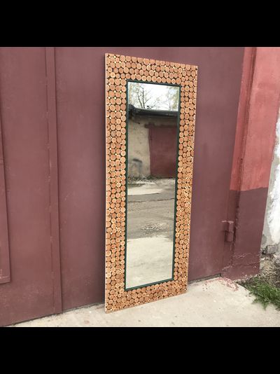 зеркало в раме из спилов