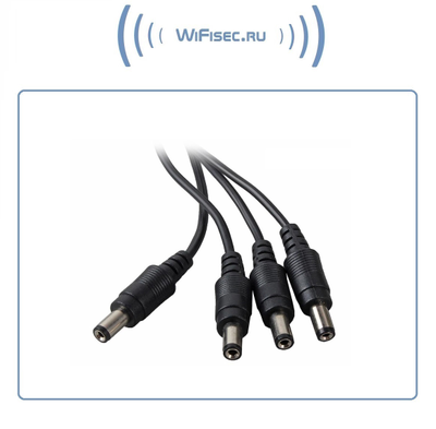 ZIP_CAB_DC_Splitter-DC-4P Разветвитель питания 12В 1 на 4 для устройств ...