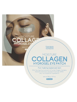 Гидрогелевые патчи с коллагеном Tenzero Moisture Collagen Hydrogel Eye Patch (60 шт)
