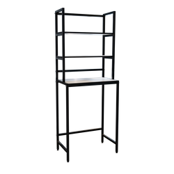 Стеллаж для стиральной машины из металла с полками для аксессуаров