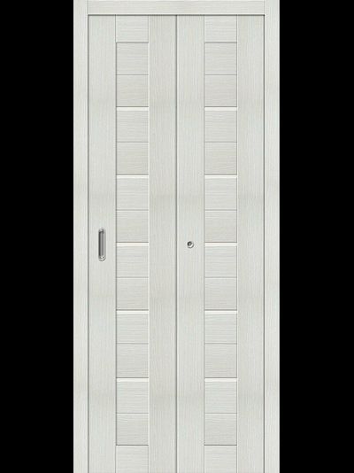 Дверь складная Браво 22 бьянко вералинга