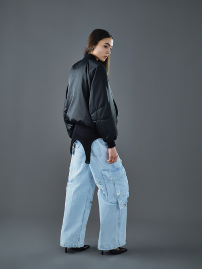 Бомбер Reverse Черный