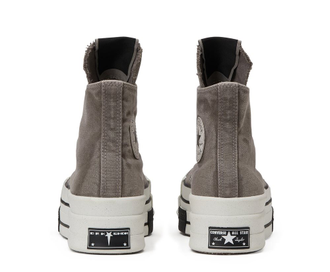 Rick Owens x Converse DRKSHDW DBL DRKSTAR Chuck 70 High Washed Canvas Pack Concrete