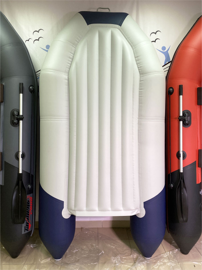 Моторная лодка Таймень NX 2800 НДНД светло-серый синий - MNELODKU.RU