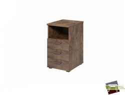 Тумба приставная L-231 Таксония шоколадная 422*526*750 мм (Ш*Г*В)