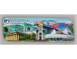 Гибкие магниты на холодильник 14х5 см.