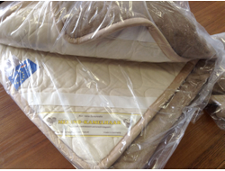 НАМАТРАСНИК из чистой живой шерсти ВЕРБЛЮД СЕРЕБРИСТЫЙ