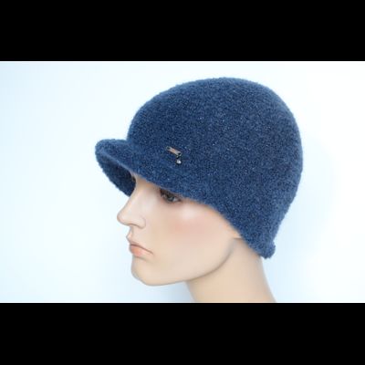 Синяя кепка жокейка женская Vizio Италия 8033 V