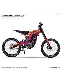 Наклейки на электробайк SUR-RON Light Bee X суррон surron сурон лайт би графика мотопленка