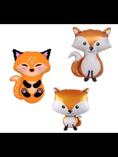 шар с гелием 32"/64 см лисичка (на выбор)