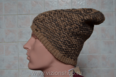 Шапка унисекс Vizio Италия 5680 коричневая