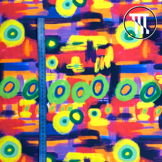 Бифлекс матовый принт Абстракция Круги