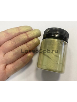 Перламутровый пигмент ириодин "Золотисто-Зеленый Вужалка" 20 г