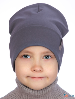 Шапка  21203-01, цвет серо-голубой р. 44-46