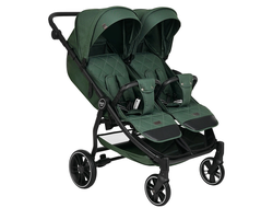 Коляска прогулочная для двойни Pituso Duocity Pacific green / Зеленый