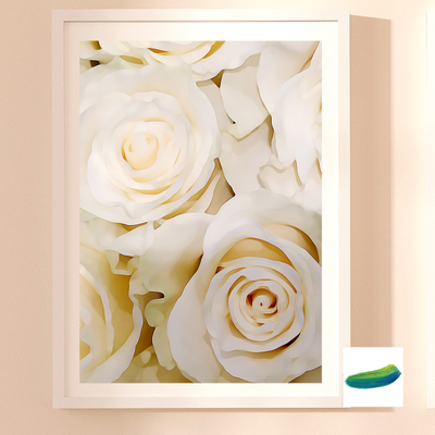 Пара постеров «Розы айвори» и «Роза» из коллекции «Цвета в цветах».