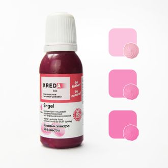 S-gel 19 розовый электро, концентрат универс. для окраш. (20мл) KREDA Bio, компл. пищ. добавка
