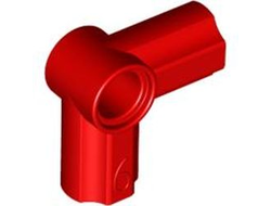 Technic, Axle and Pin Connector Angled #6 - 90 degrees, Red (32014 / 4125195 / 4189131 / 6268922)