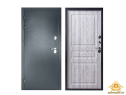 Двери с терморазрывом Норд 2050-880 Антик Серебро Ривьера Айс