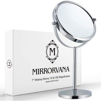 Зеркало настольное MIRRORVANA Double-Sided Mirror 1X/10X.