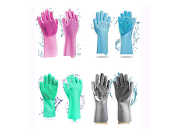 Clean Gloves თურქული  სილიკონის ხელთათმანი სახეხი მაღალი ხარისხი