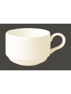 BACU18D7 Чашка круглая штабелируемая (180мл)18 cl., фарфор, Rondo, RAK Porcelain, ОАЭ