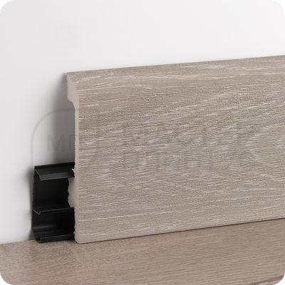 Плинтус из дюрополимера Winart Quadro Pro 80х16х2000 мм. Фрассино 015