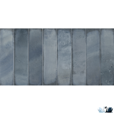 Плитка Azori Bricks Azul 31,5 х 63 см настенная синий