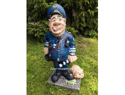 Полицейский со свинкой 78*42 см  7 кг  полистоун Россия 6748/012842