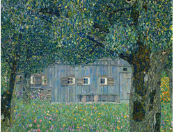 Купить греющую картину с фото репродукции Густава Климта Имение в верхней Австрии