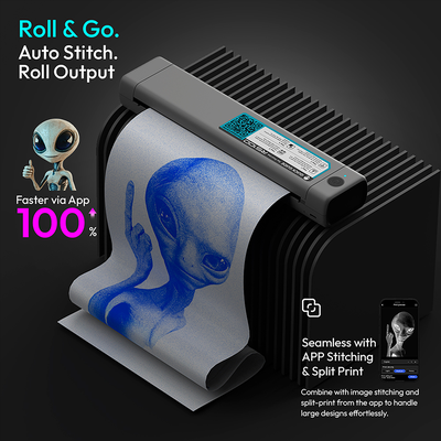 Беспроводной термо принтер INKONE Thermal Transfer Stencil Printer RS100