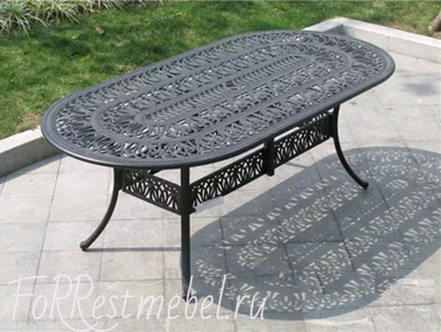 Садовый стол из литого алюминия Astra