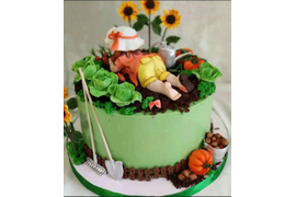 Торт "Летом на грядке"