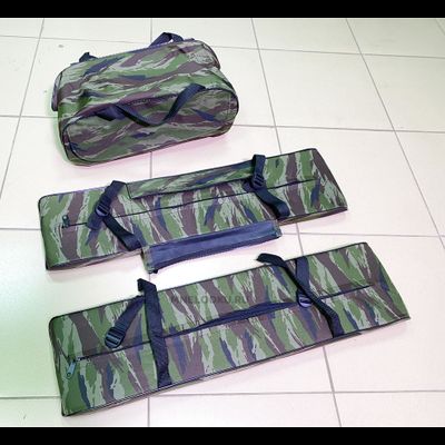 Комплект мягких накладок 80-20 камуфляж зеленый