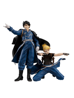 Фигурка Рой Мустанг, Риза Хоукай (Roy Mustang, Riza Hawkeye Set)
