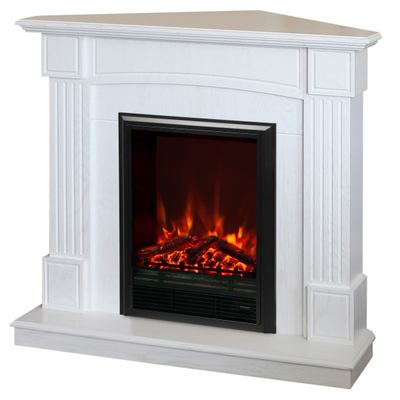 Угловой электрический камин Andrea WT с очагом Eugene