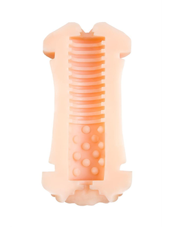 784003 Мастурбатор двусторонний JOS NADIN, TPR, телесный, 14,5 см