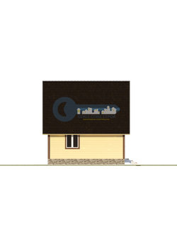 Б-19 ГАБАРИТНЫЕ РАЗМЕРЫ: (6Х6М) 2 ЭТАЖА, ОБЩАЯ ПЛОЩАДЬ: 60М²
