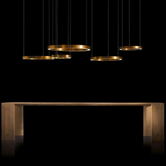 Henge Light Ring Horizontal D70 Copper