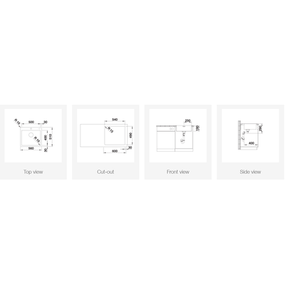 Мойка Blanco Claron 500-IF/A