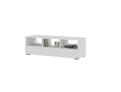 Гостиная ХЕЛЕН - Тумба ТБ 02 Белый Шагрень/Белый Шагрень