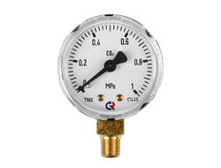 Манометр 1,0 МПа, 1/8 NPT, углекислый газ
