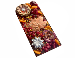 Шоколадная плитка Бельгийский шоколад 160 грамм Осенняя композиция №3