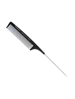 Расческа с металлическим хвостиком Toni & Guy, карбоновая