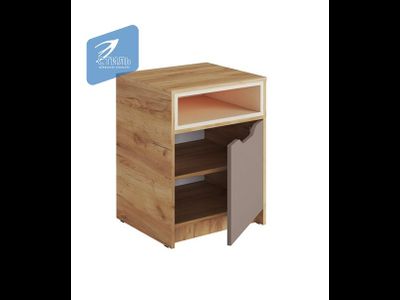 Тумба ТМ-001 РИЧ Миндаль/Глиняный серый (Стиль)