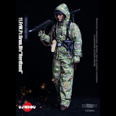 ПРЕДЗАКАЗ - Немецкий пулеметчик - Коллекционная ФИГУРА 1/6 Oder 1945  (UD9051) - UJINDOU ?ЦЕНА: 23700 РУБ.?