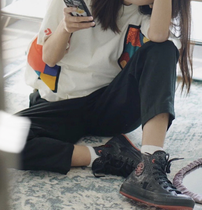 Converse all star total black sales